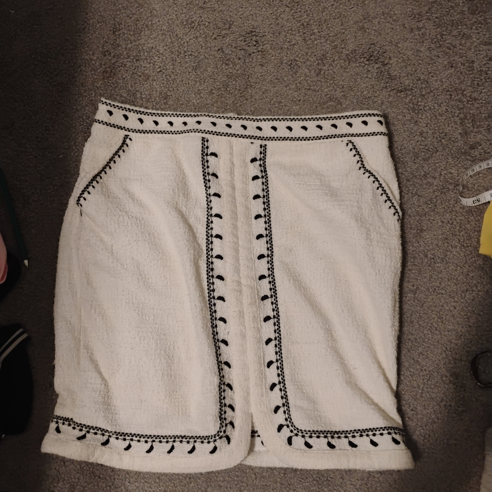 Dolan Anthropologie Tulley Textured Mini Skirt Sz M